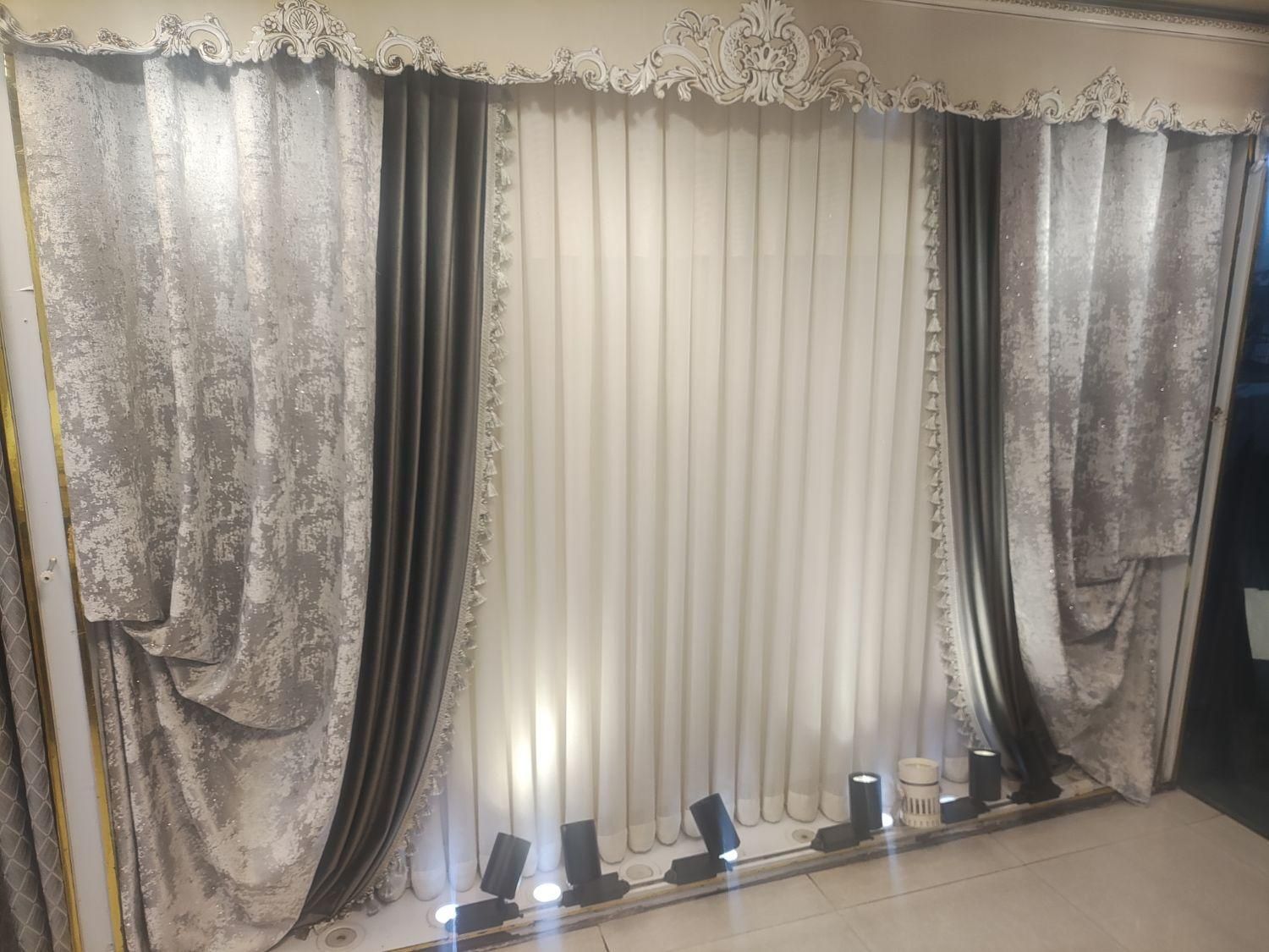(پارچه،دوخت،نصب )پرده
