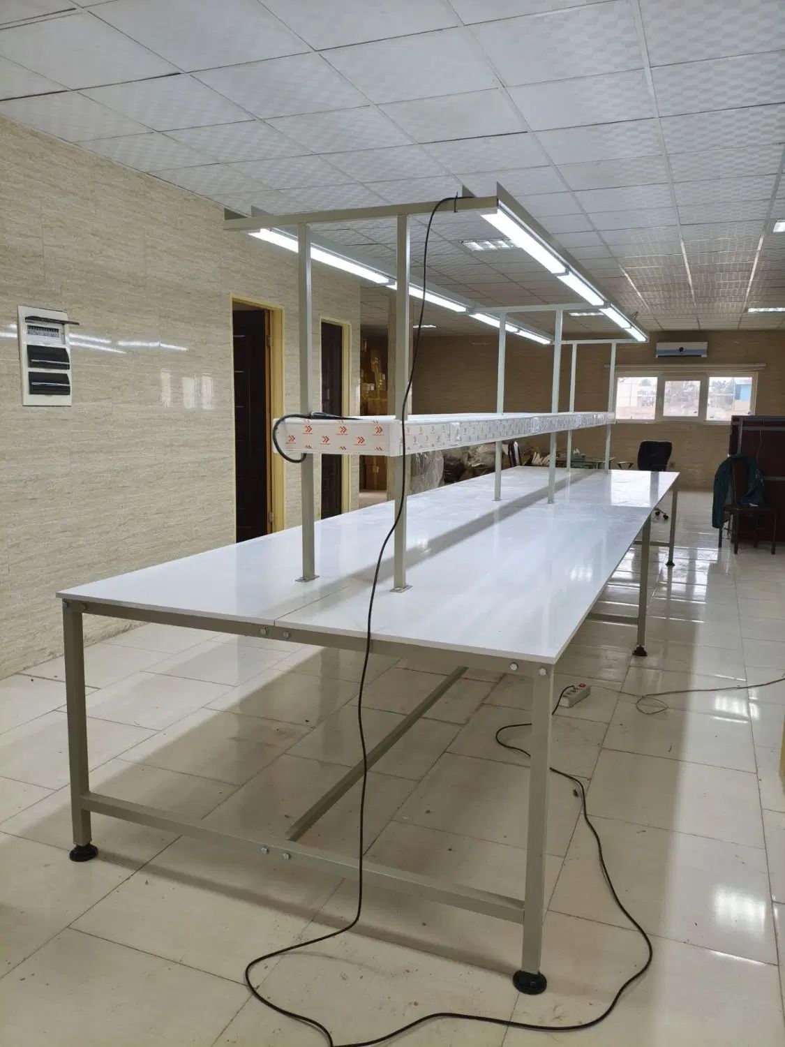 میز مونتاژ کار و کارگاهی صنعتی آهن آلومینیوم MDF