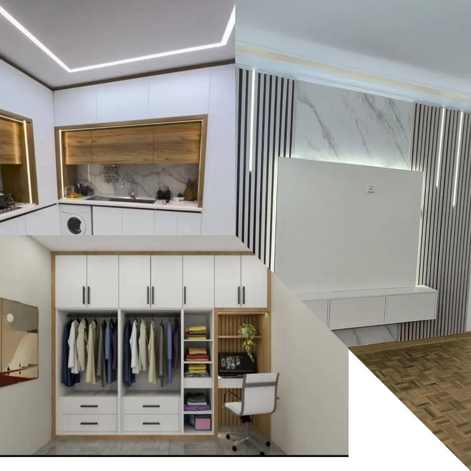 کابینت و کمد دیواری 20درصد پیش (اقساط 10ماهه)
