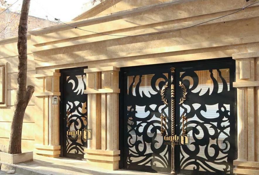 درب فلزی ورق cnc