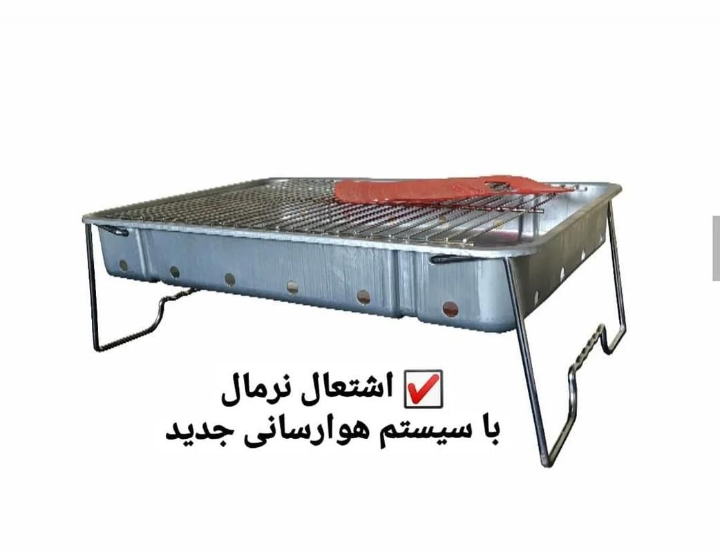 منقل تاشوکباب پز مدل ایتالیایی صندلی تاشو