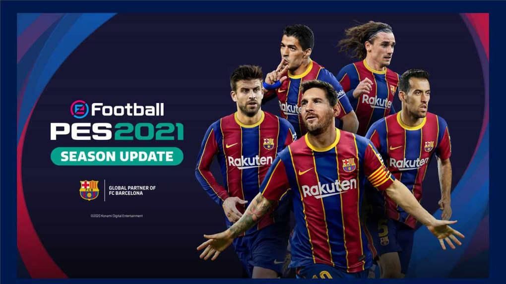 اکانت قانونی pes 2021 برای پلی استیشن 4 و 5
