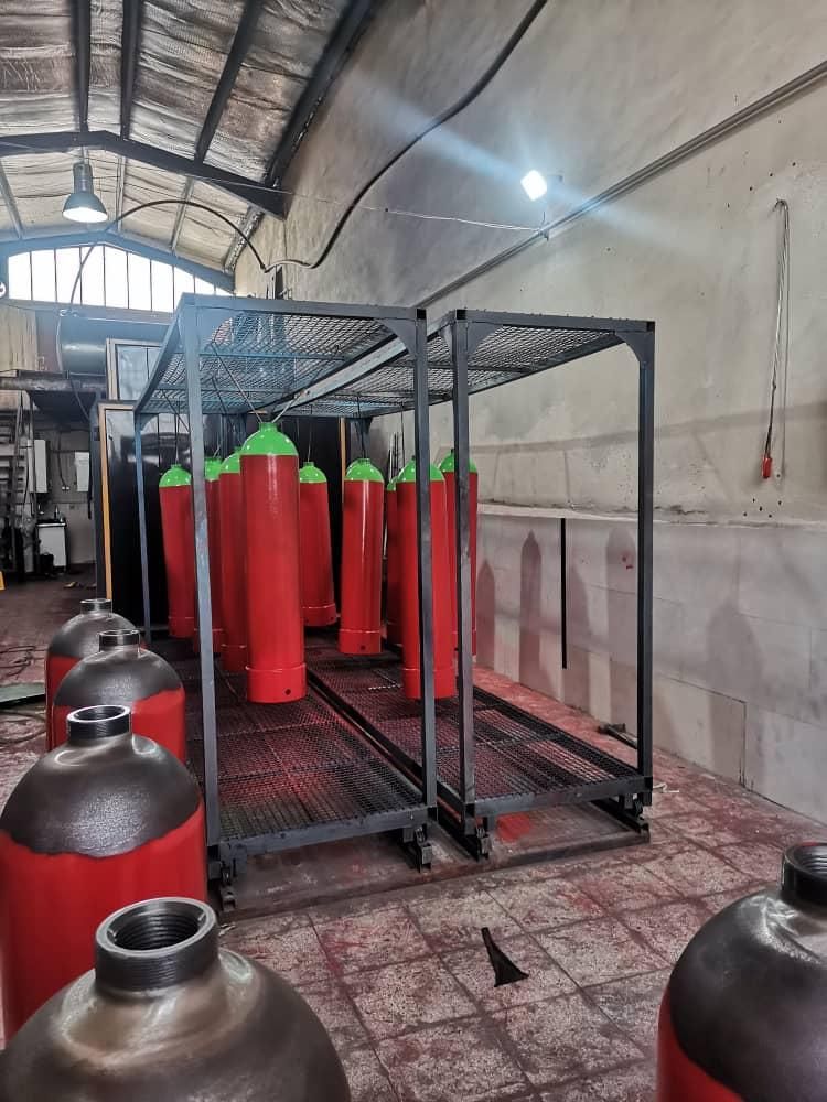 خدمات رنگ کوره ای پودری الکترواستاتیک