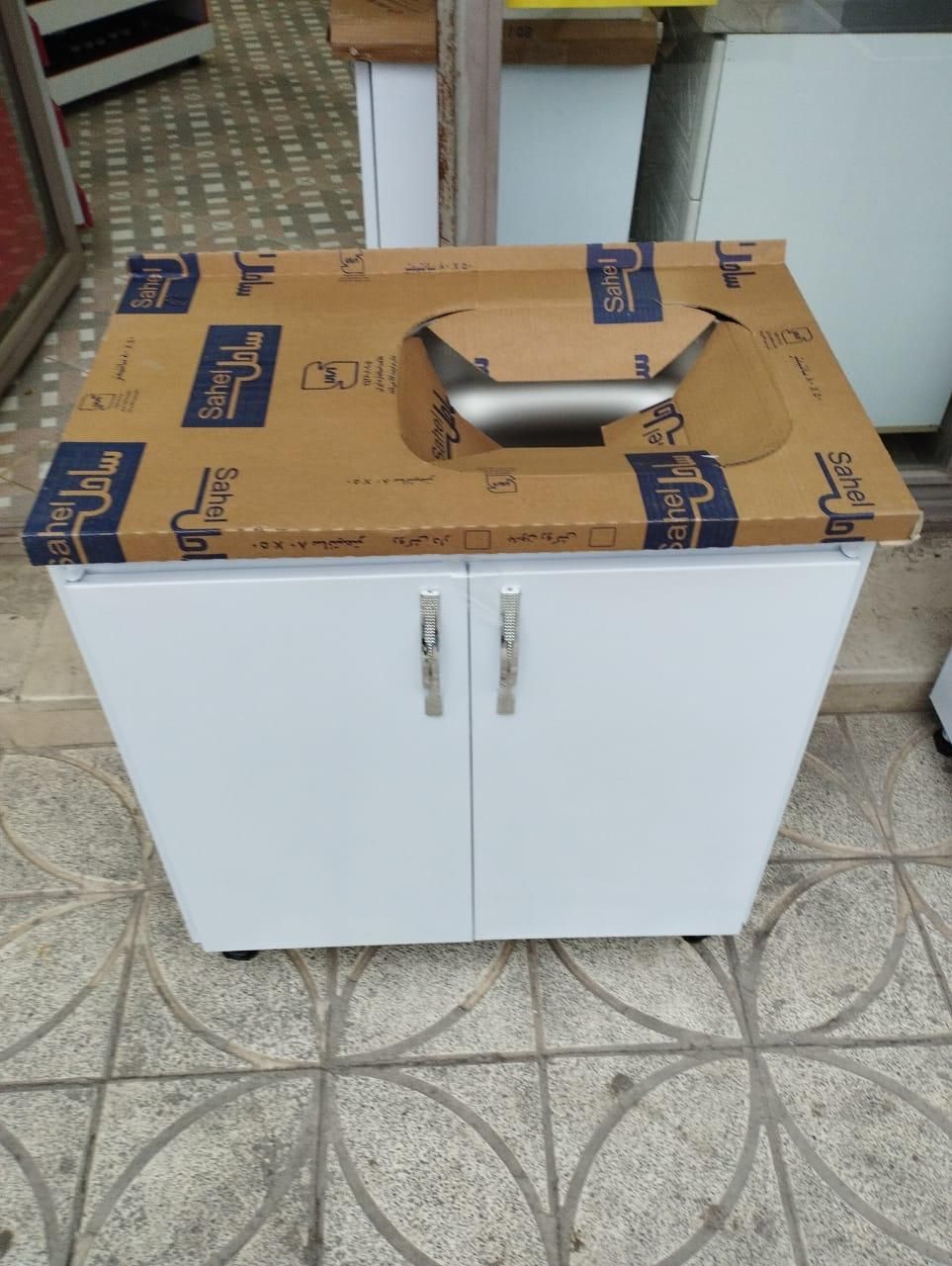 کابینت آماده زیر سینک کابینت ظرفشویی سایز 140راست