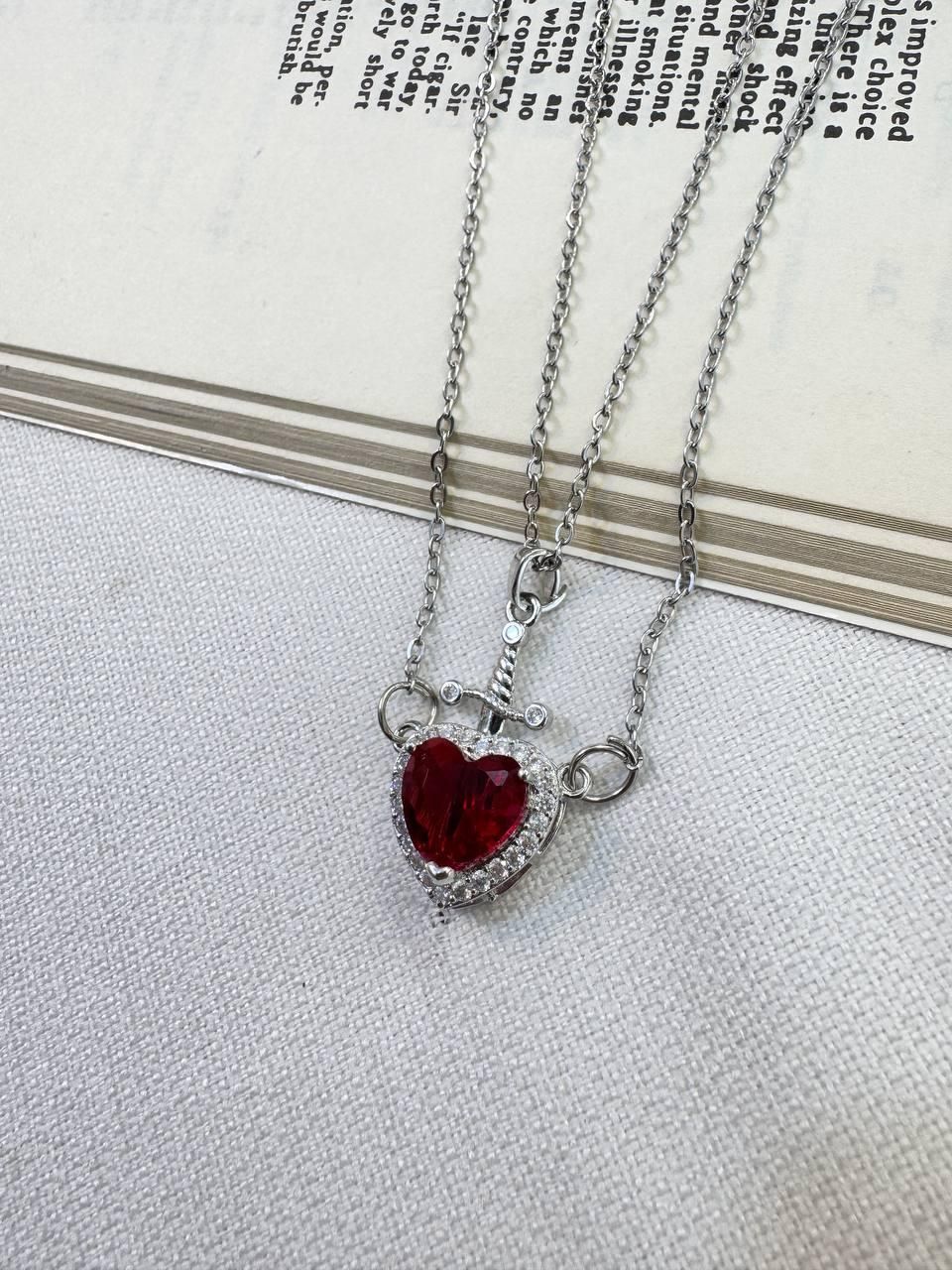 گردنبند دوستی وتلسکوپی باکس ولنتاین مردانه زنانه