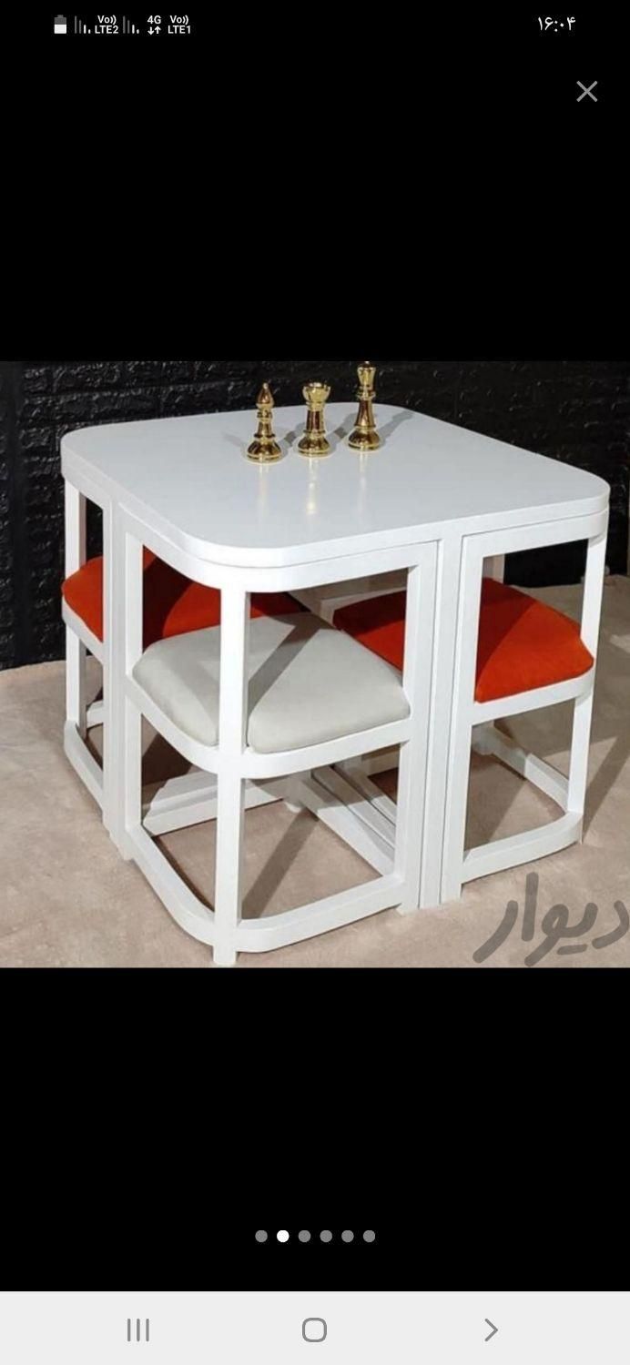 میز غذاخوری مربع هلال کمجا