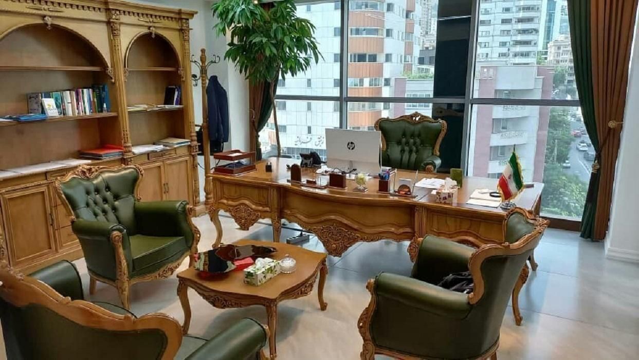 مبلمان اداری میز مدیریت شل نیم ست کنفرانس کلاسیک