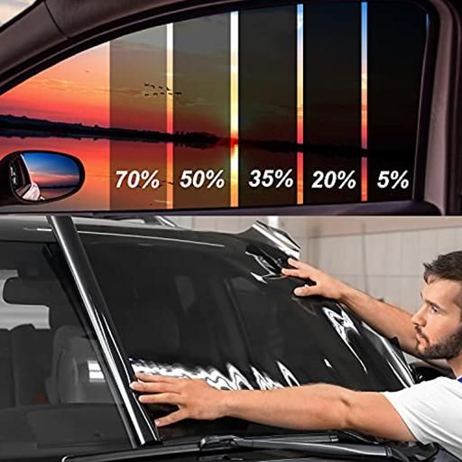 اجرای شیشه دودی وکاورهای محافظتی و رنگی