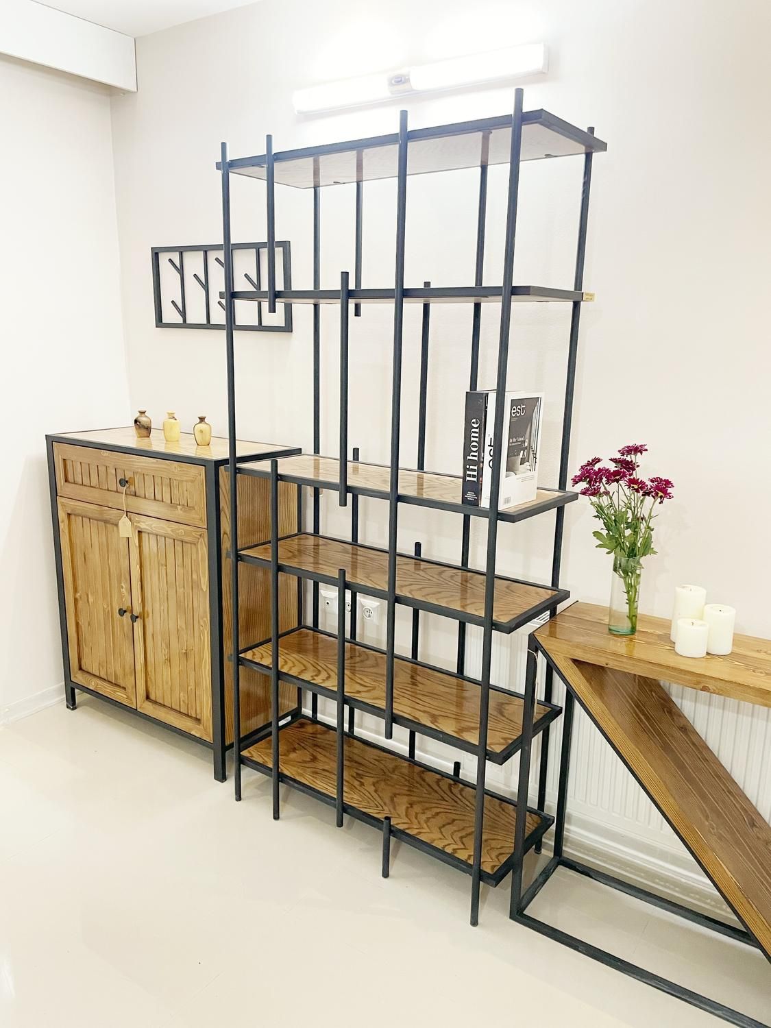 استند کتابخانه قفسه استند جدید استند فلزی