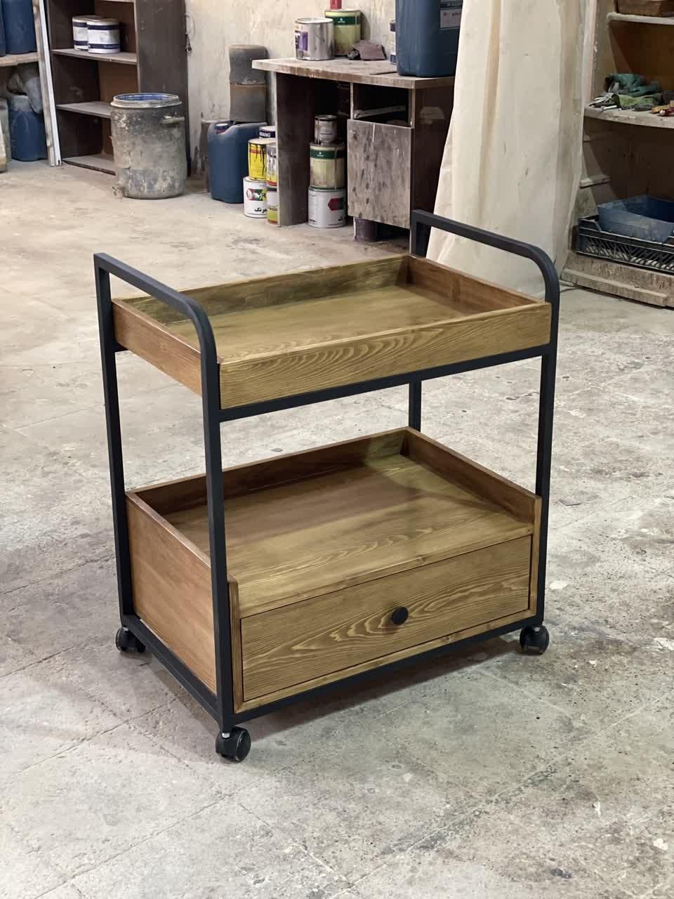 ترولی پاکسازی ترالی چوب و فلز