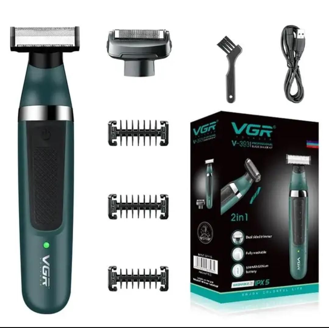اصلاح ریش تراش وی جی آر V-360 بادی گروم