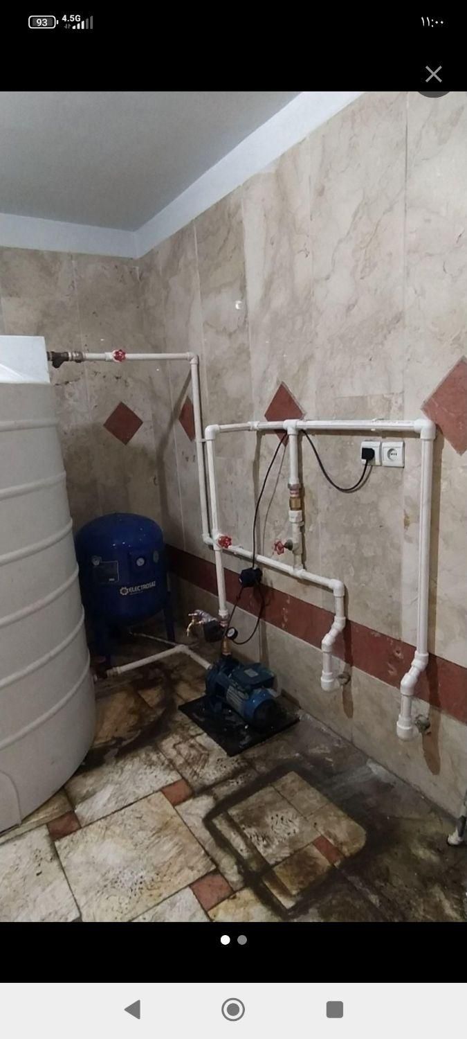 لوله کش آب وفاضلاب ونصاب شیرآلات بهداشتی و پمپ