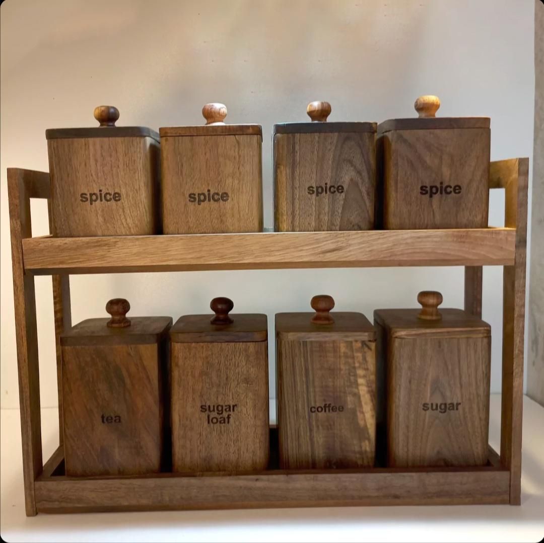 استند چوبی خاص برای کافه و آشپزخانه