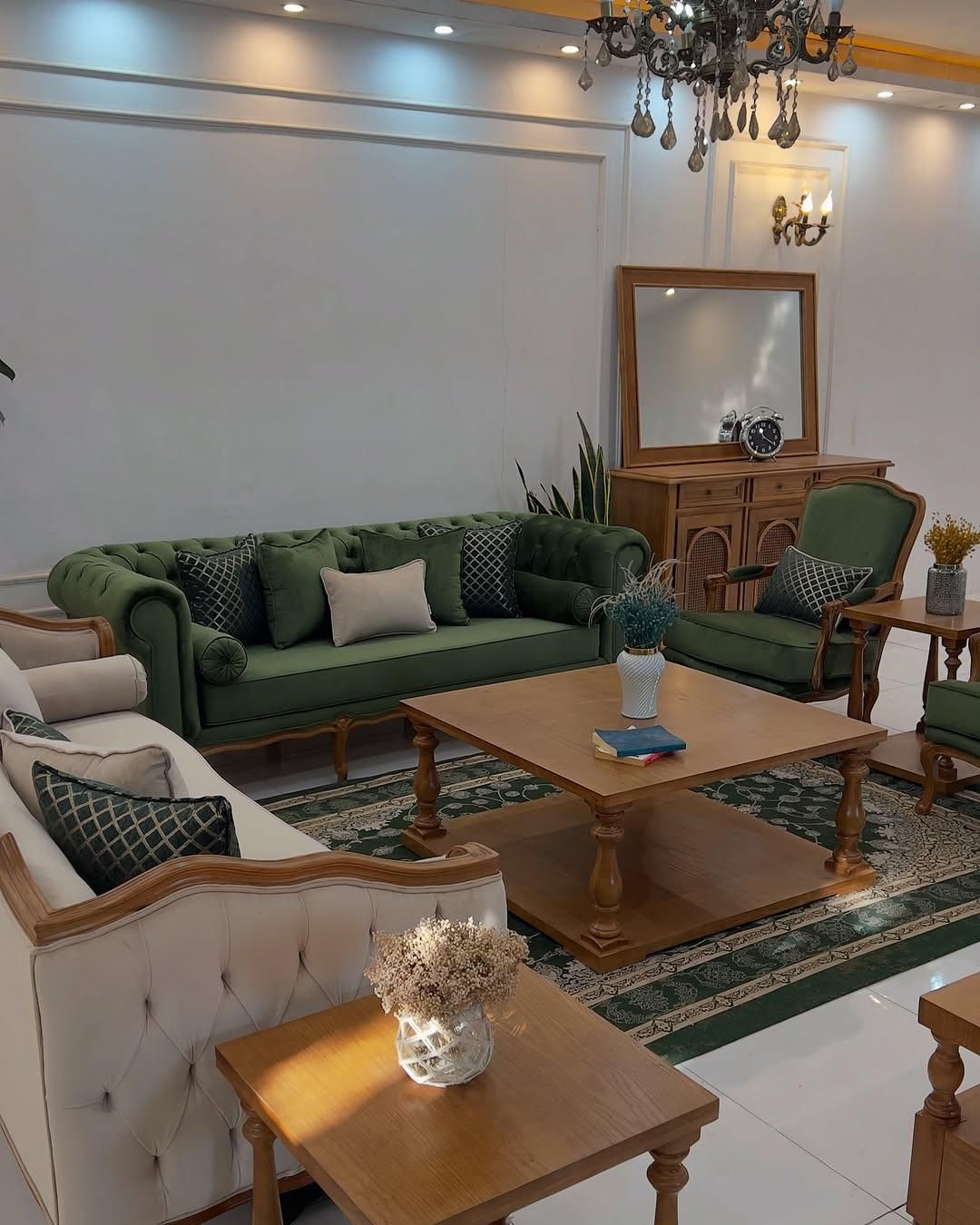 مدل فرانسوی ابزاری ۷نفره چوب راش
