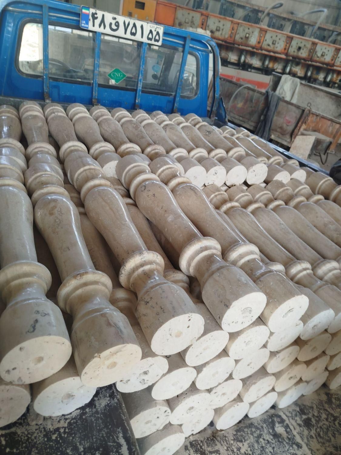 صراحی نرده سنگی سایز۷۰ نانوسنگ درپوش سنگ ابزاری