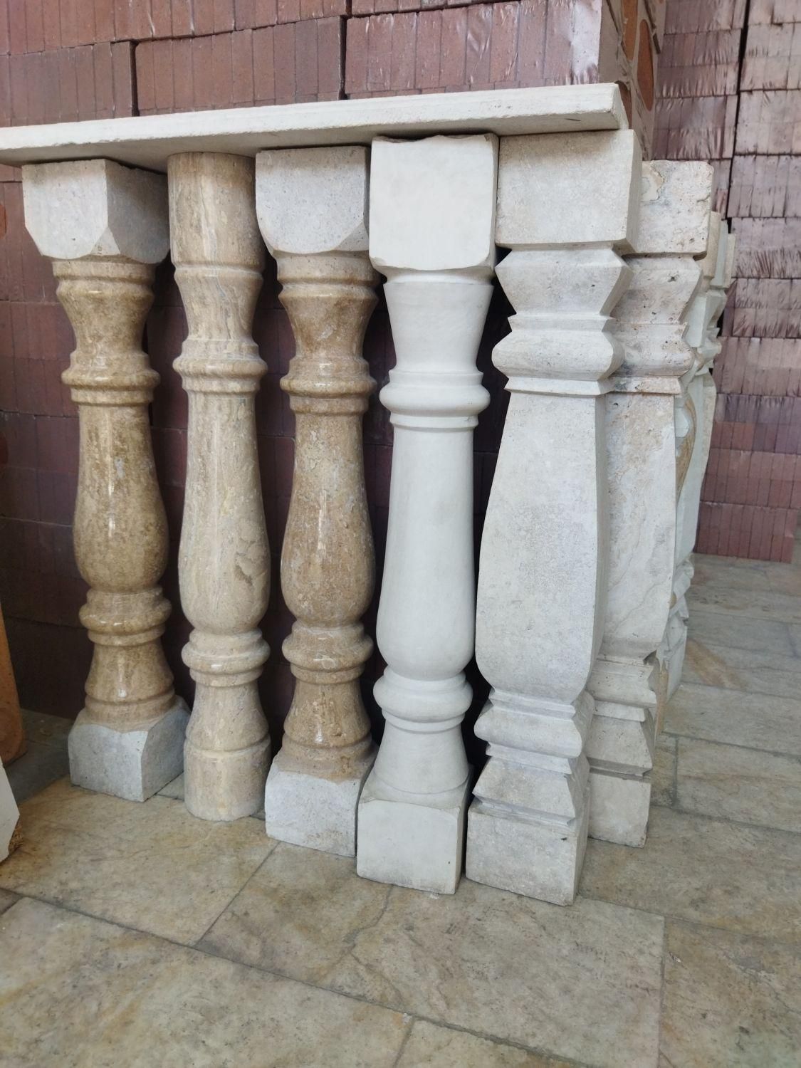 نرده سنگی طبیعی استخونی صراحی درپوش صراحی ابزاری