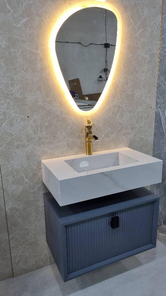 روشویی کابین pvc روشویی سرامیکی مدرن ۵ سال ضمانت