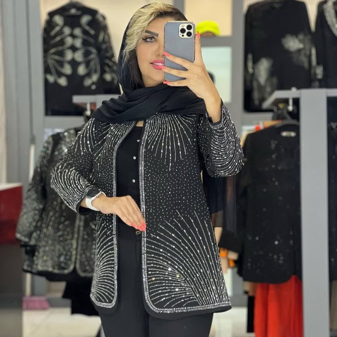 کت مجلسی مزونی نگینی فوق لاکچری