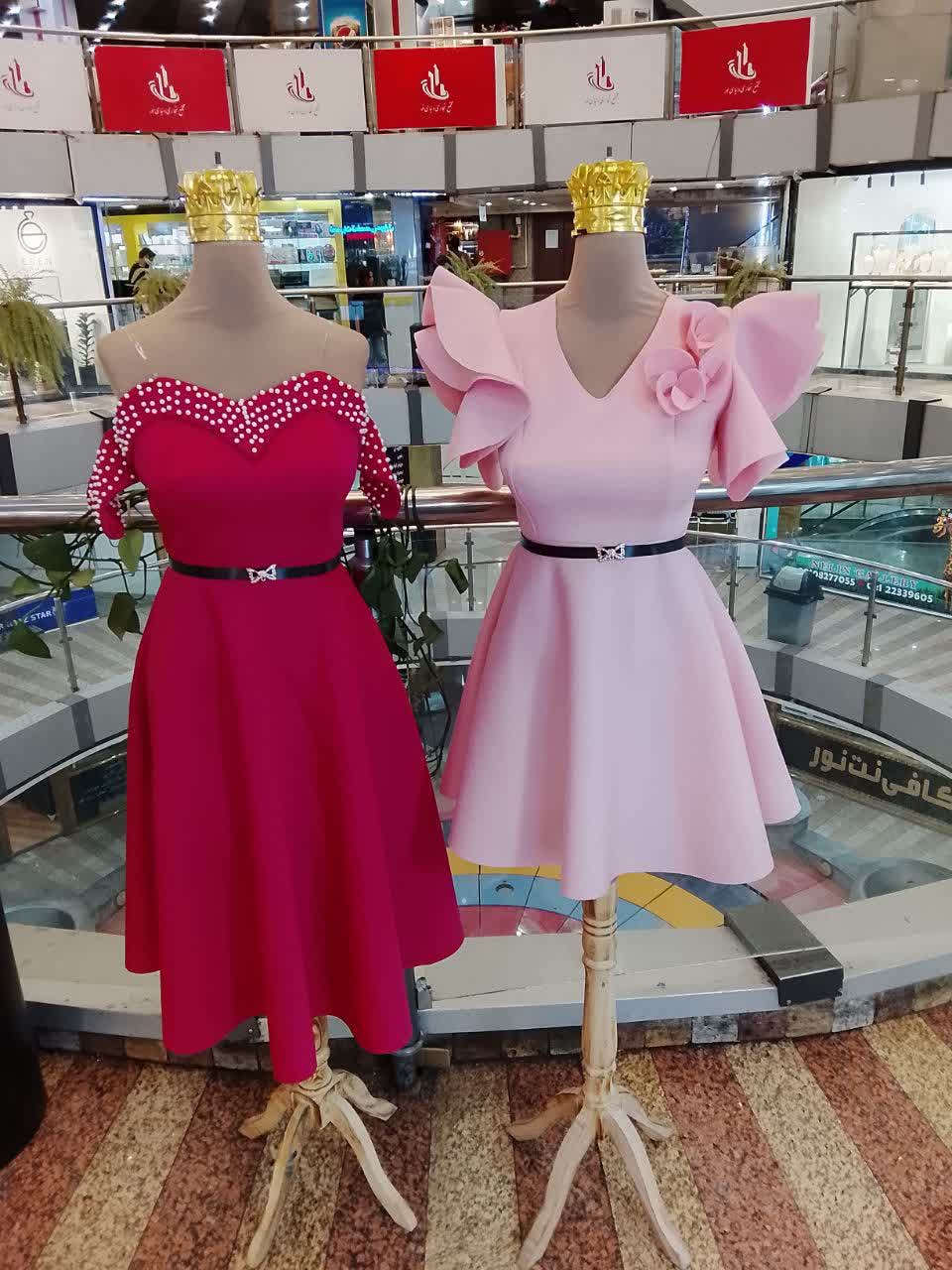 لباس مجلسی عروسکی و کوتاه