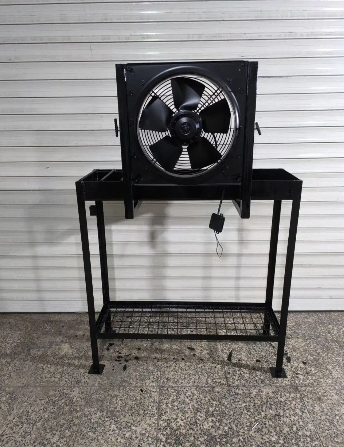 منقل کباب خانگی فن دار