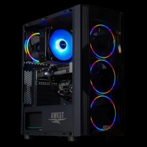 کیس گیمینگ و مانیتور 22 اینچ IPS