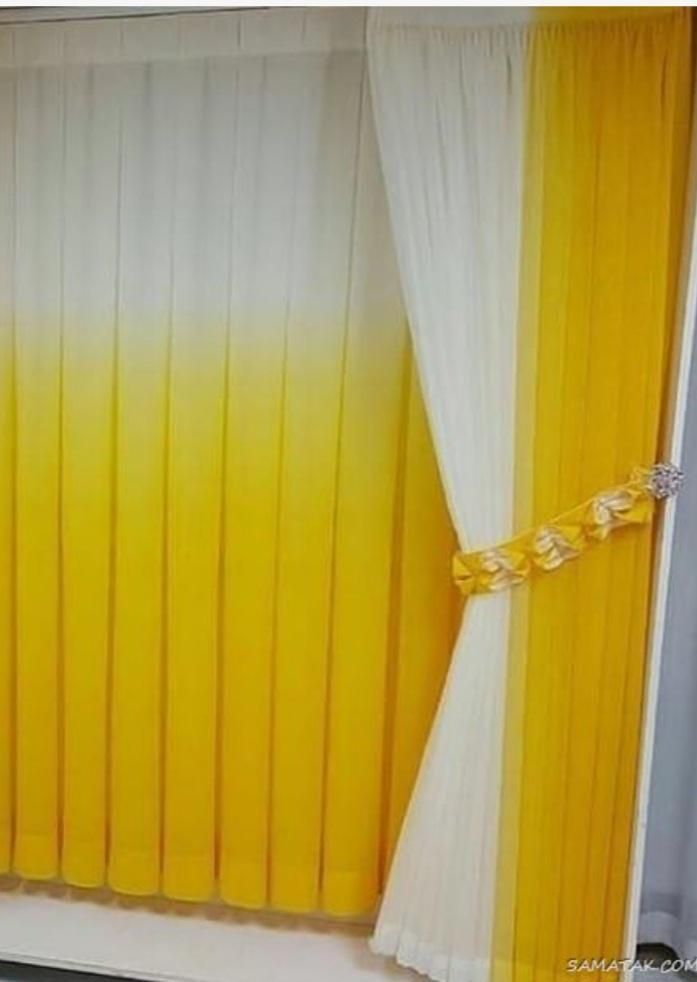 پرده حریردورنگ جدید