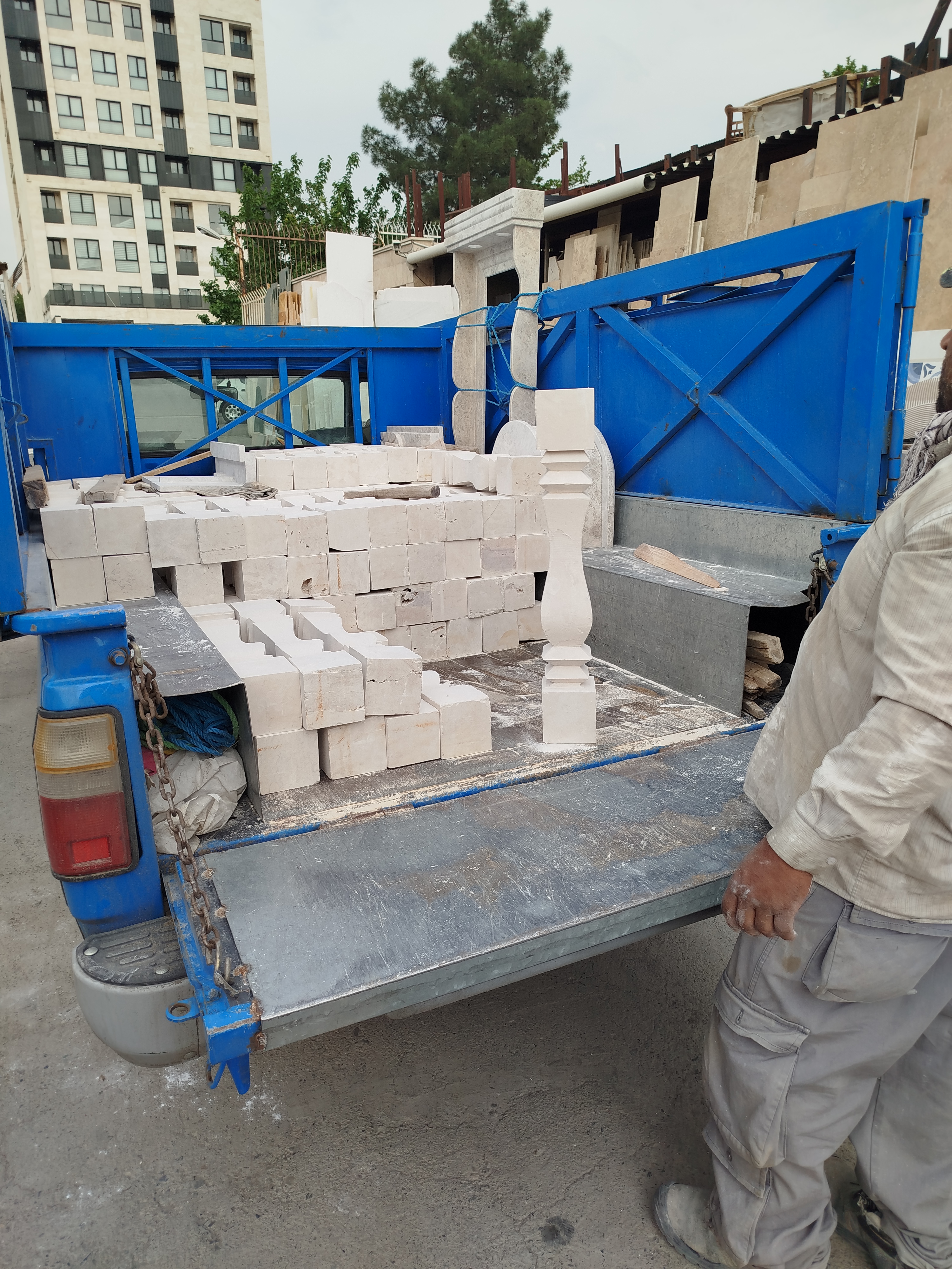 باکس سنگ کابینت سنگ میز سنگ نما وکف