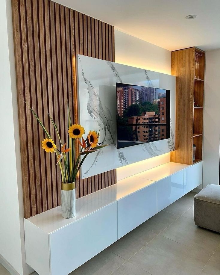 اجرای انواع دیوار TV