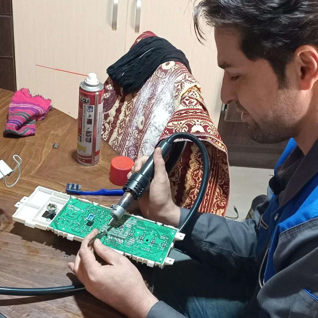 تعمیرساید یخچال لباسشویی (برد الکترونیکی در محل)