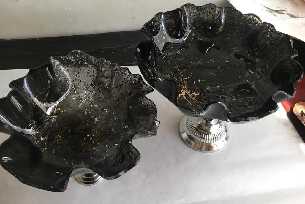 میوه خوری شکلات خوری پایه بالرین