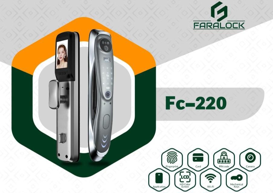 قفل دیجیتال (دستگیره هوشمند) اثرانگشت FC220
