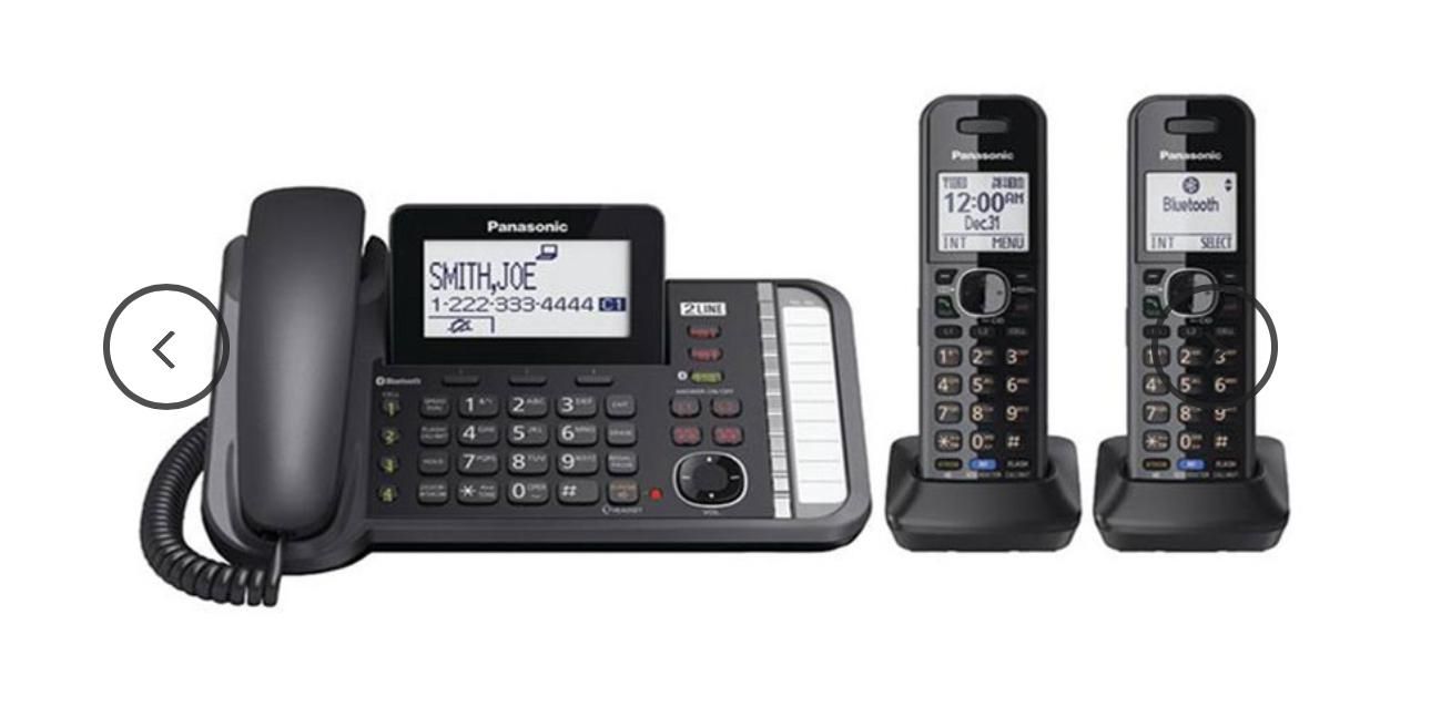 تلفن بی پاناسونیک دو‌خط مدل KX-TG9582