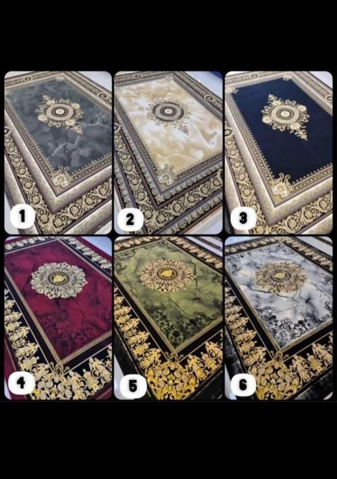 فرش افشان طلاکوب در قالی حدادی