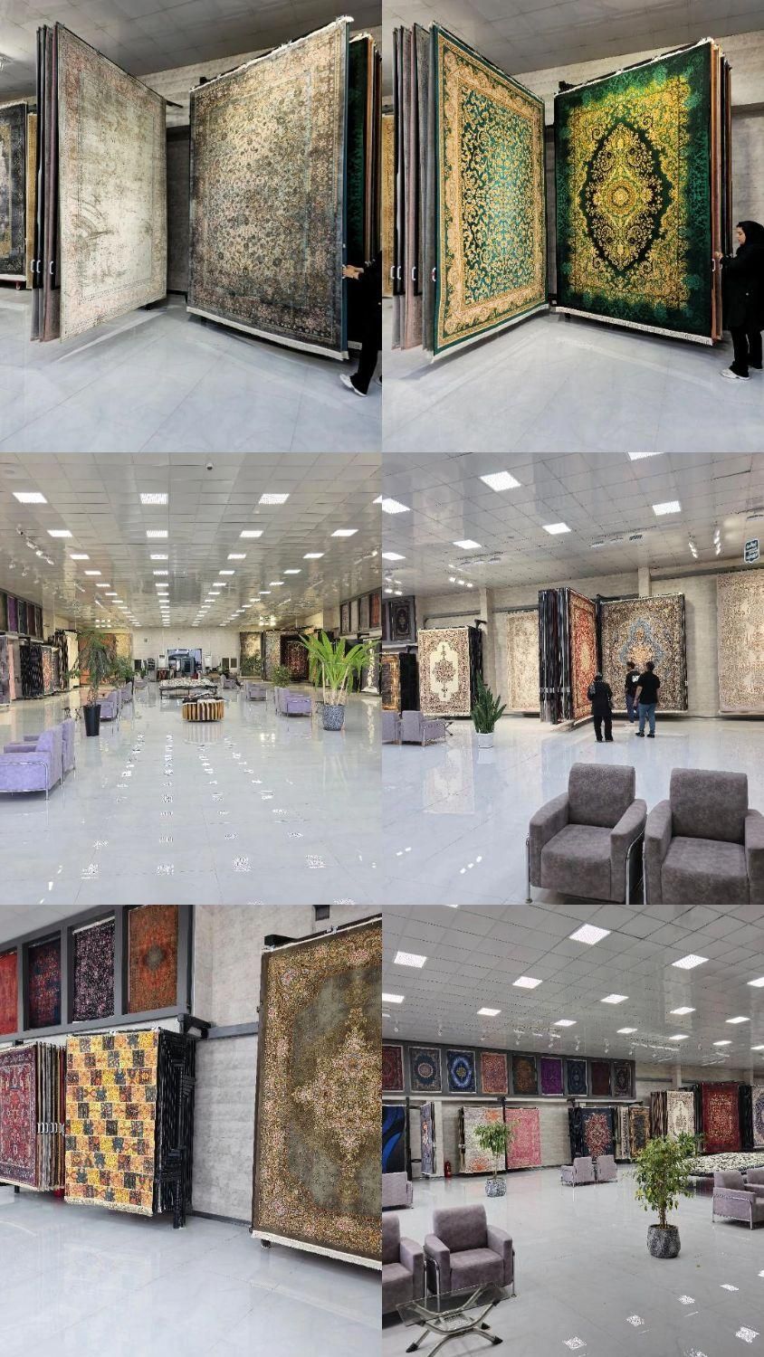 تاپ قالی های ۹ متری و سایر سایز فرش
