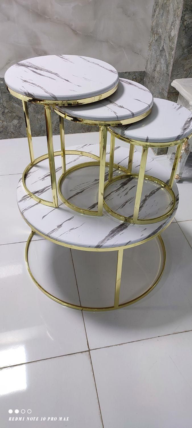 میز عسلی ومیز جلومیلی مدل استندی تک خط