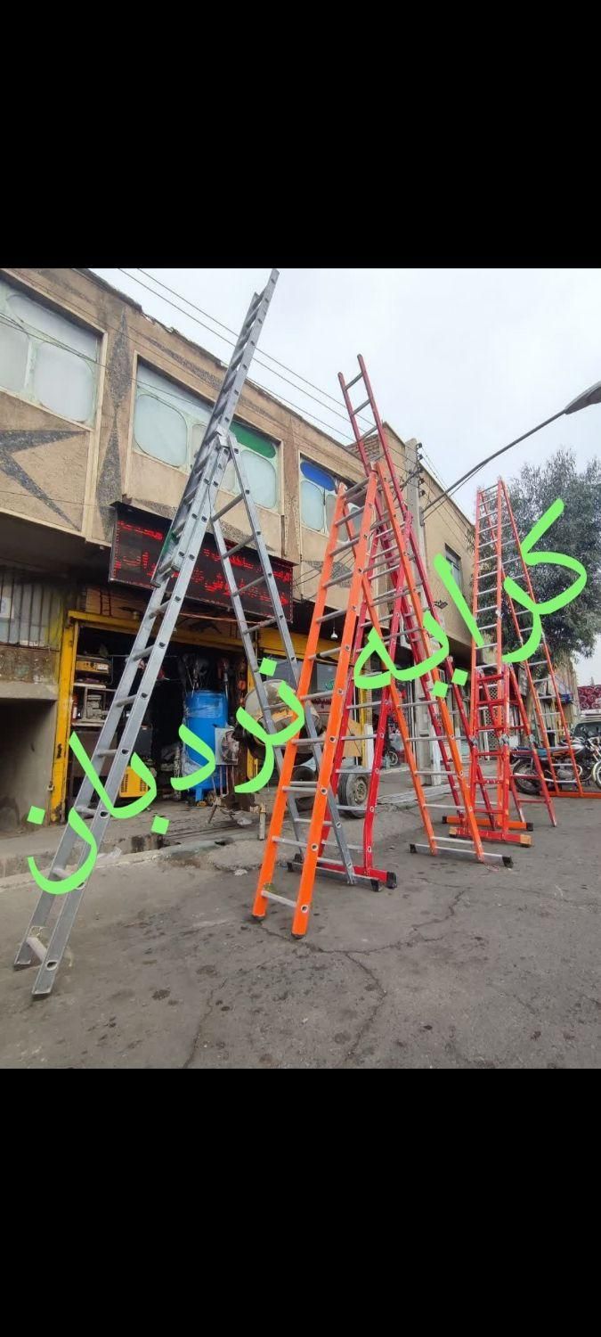 نردبان کشوی تاشو نردبان مخابراتی نردبان هشتی اجاره