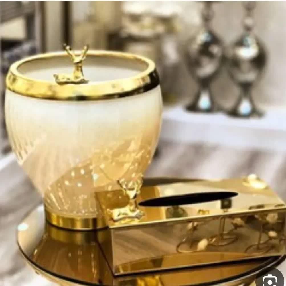 سطل شیشه رنگی