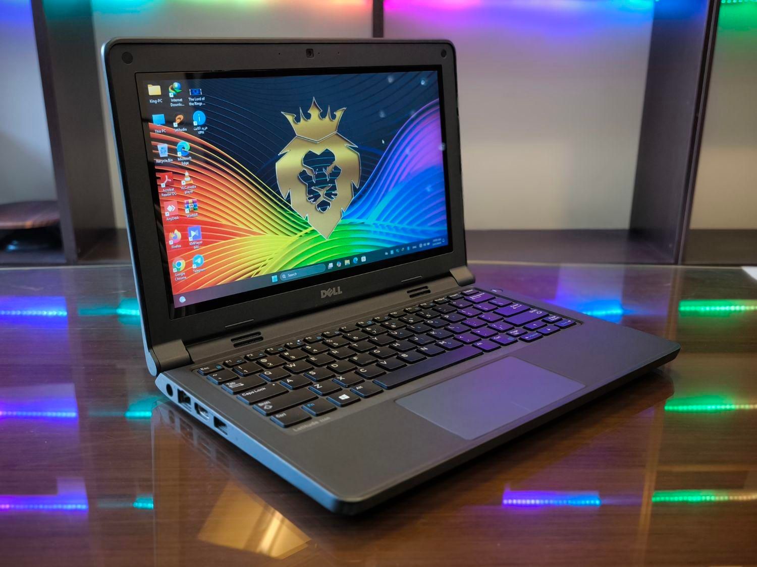 مینی لپتاپ لمسی جان سخت Dell با باطری قوی دانشجویی