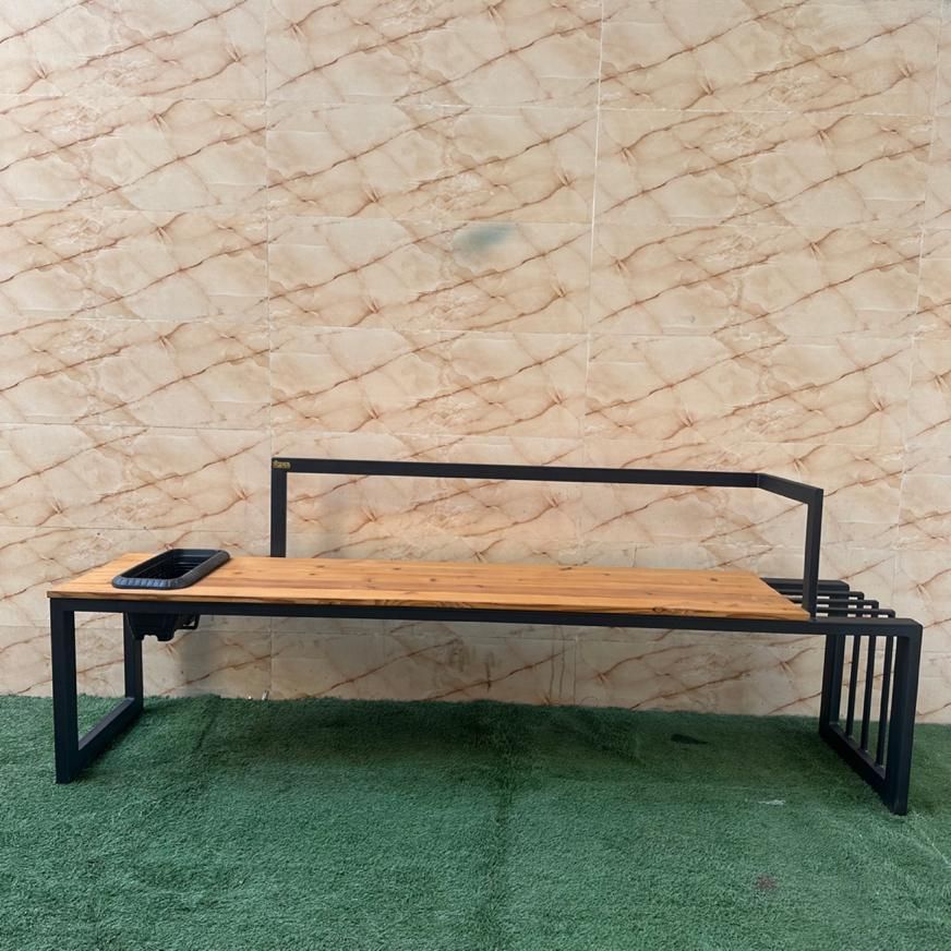 نیمکت فلزی/نیمکت فضای باز/نیمکت