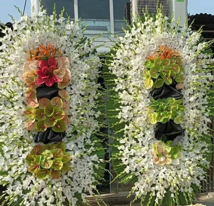 تاج گل تبریک جشن ترحیم ختم سبدگل مجلسی