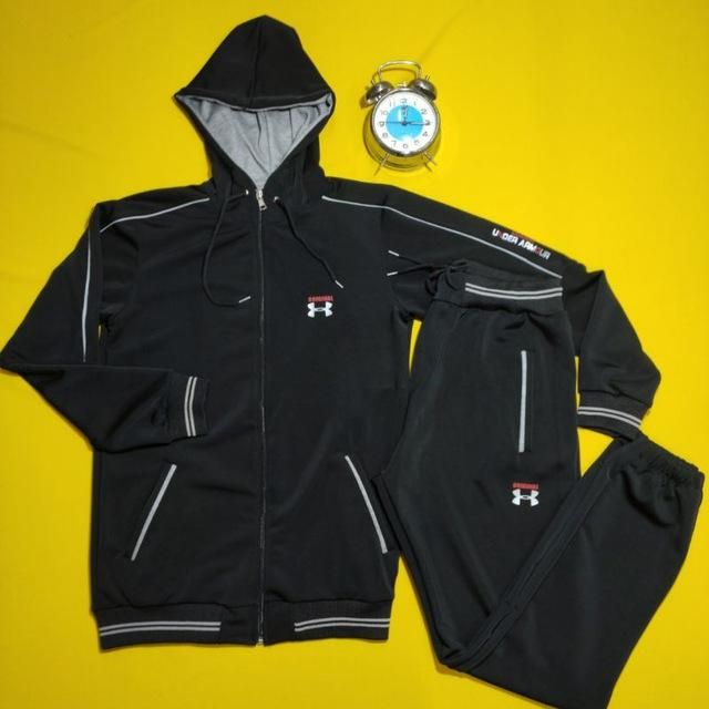 ست کاپشن شلوار مردانه پارچه فلازت طرح Under Armour