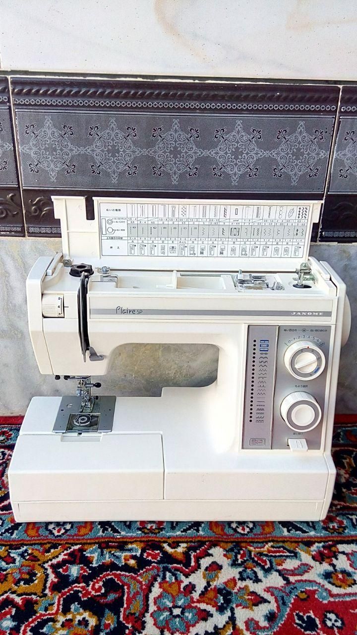 چرخ خیاطی استوک ژاپن مارک ژانومه مدل 641