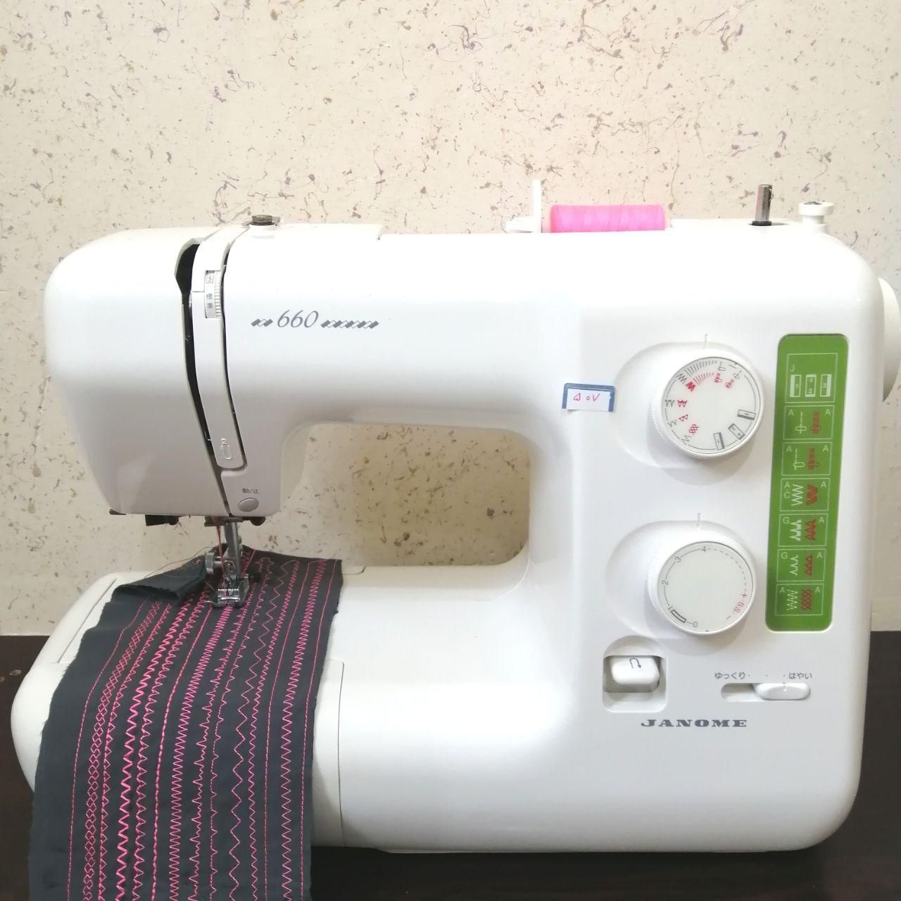 چرخ خیاطی استوک ژاپن مارک ژانومه مدل 660