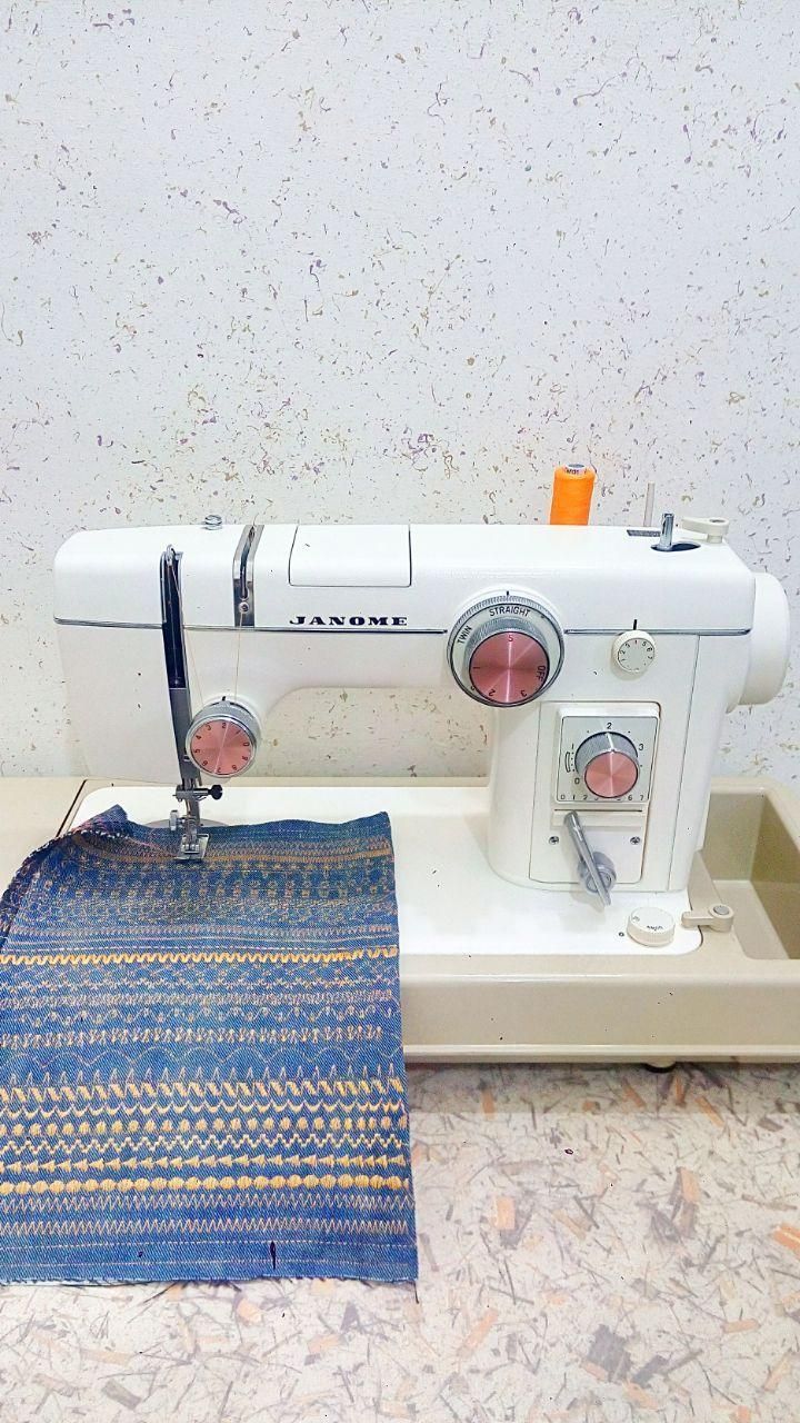 چرخ خیاطی استوک ژاپن مارک ژانومه مدل 802
