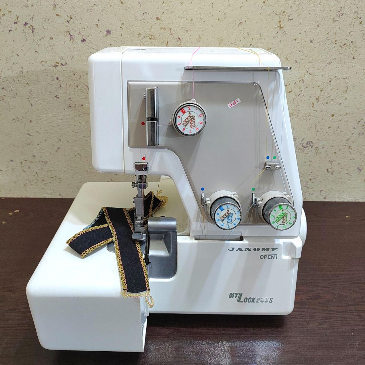 چرخ خیاطی سردوز استوک ژاپن مارک ژانومه مدل 203S