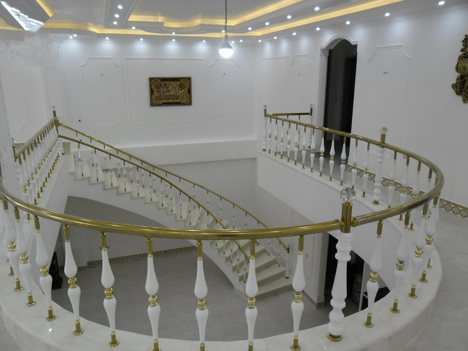نرده استیل( خمکاری و گرد )