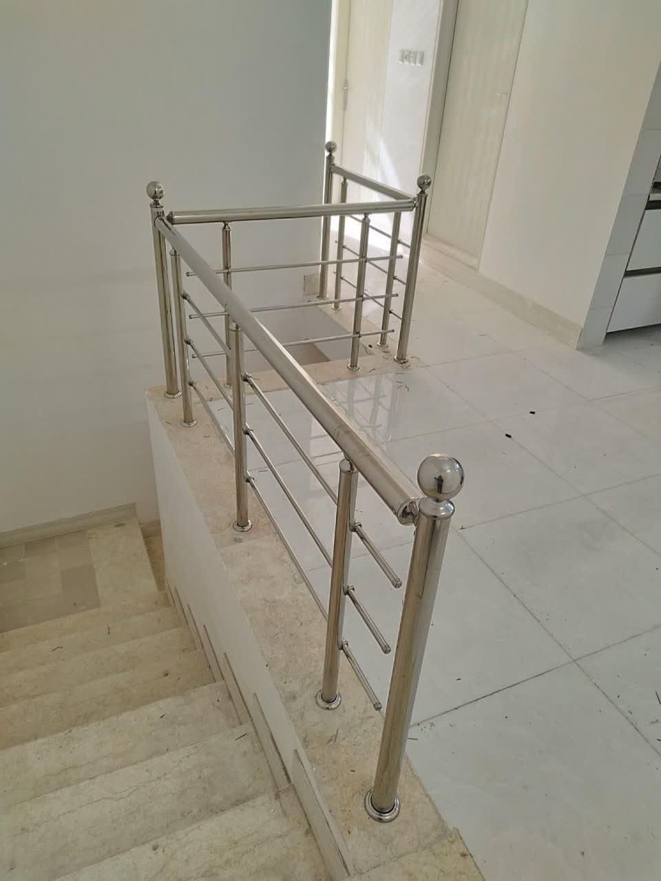 نرده ساده استیل