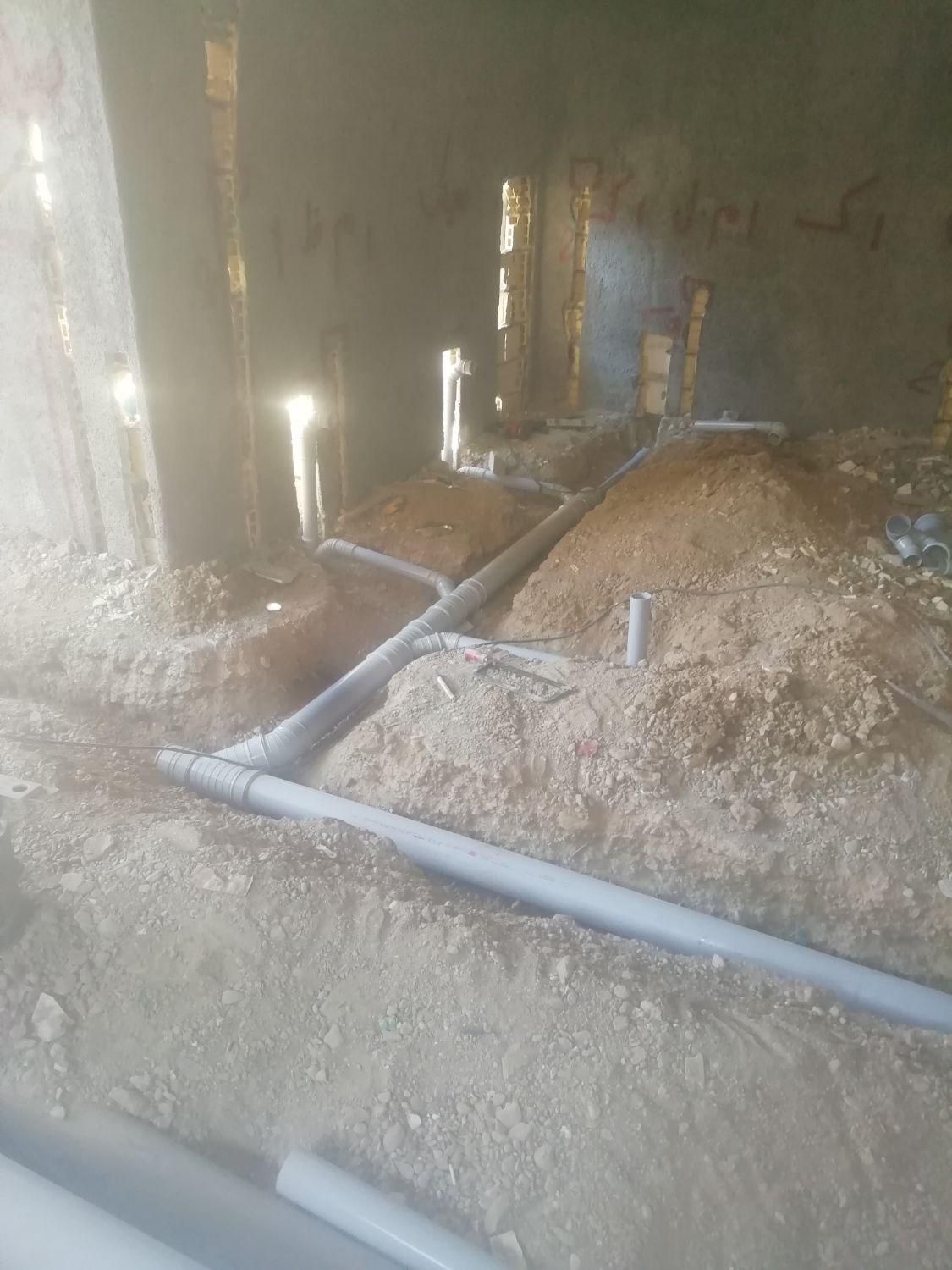خرده کاری ولوله کشی کامل آب وفاضلاب