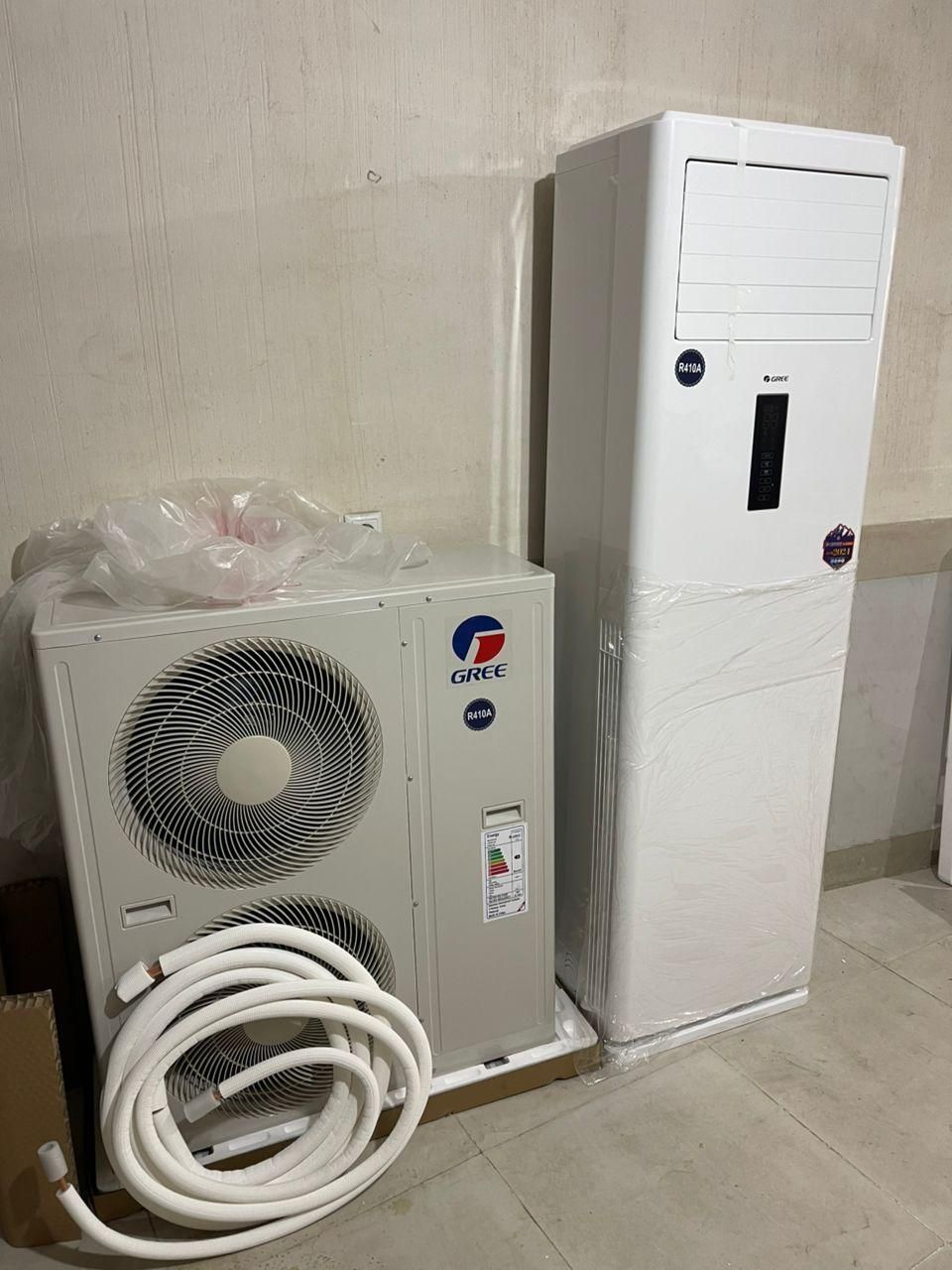 کولر گازی ایستاده اسکرول ۳۶۰۰۰ دوفن گری