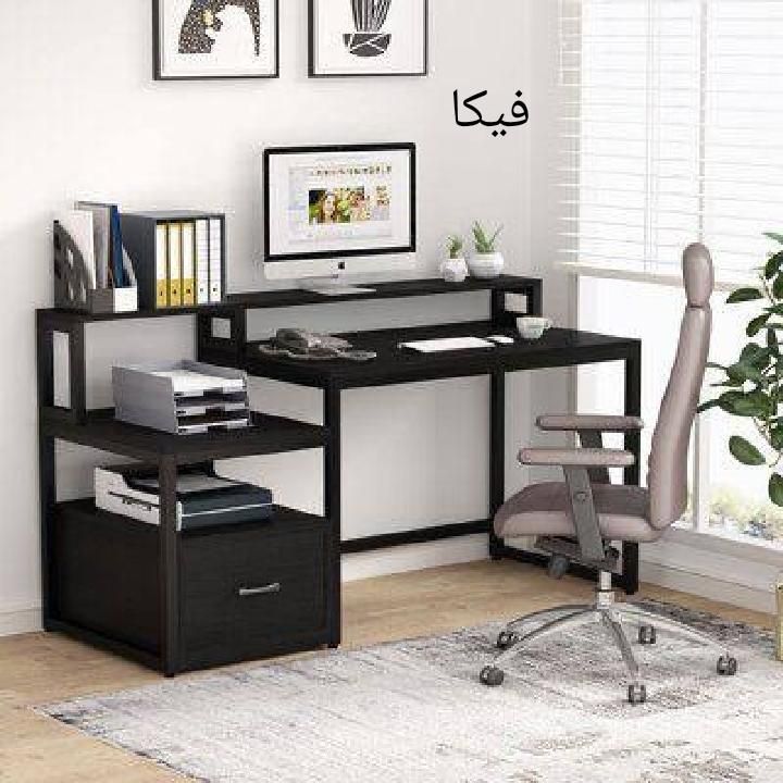 میز تحریر بغل کشو دار